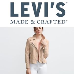 RARE 🎊 MADE IN ITALY Levi’s Suede Moto Jacket